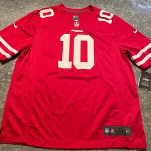 NWT San Francisco 49ers Jimmy Garoppolo 10 Jersey XL Nike On Field NFL Football